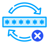 Never reuse passwords