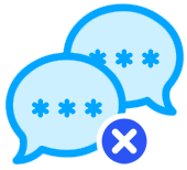 Never share your password